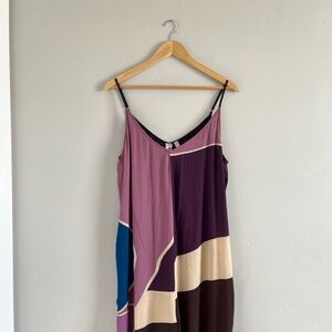 NWT Dolan Colorblock Spaghetti Strap Jumpsuit